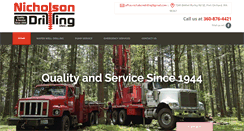Desktop Screenshot of nicholsondrillinginc.com